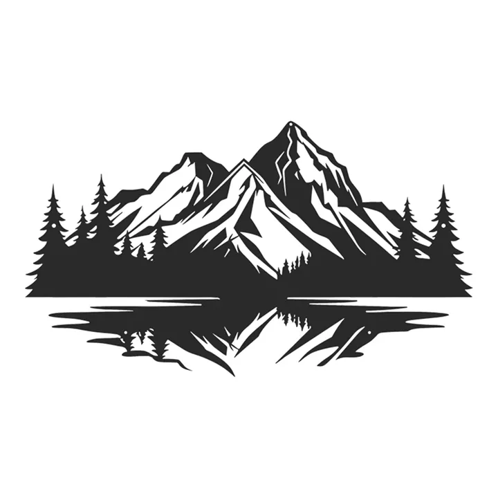 Wall deco Mirolo pakoworld black metal 70x1.5x50cm