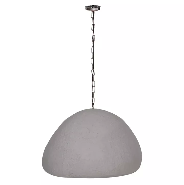 CEILING PENDANT LAMP JAYLEN HM4703.03XL FIBER CEMENT IN GREY 74x68x50-70Hcm.