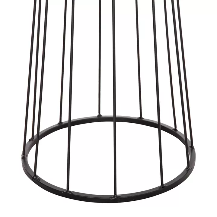 FLOOR STANDING LAMP HUE HM7581.11 METAL PILLAR AND CAP IN GREY Φ38x144Hcm.