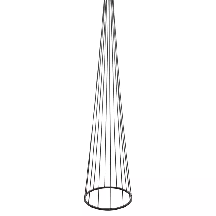 FLOOR STANDING LAMP HUE HM7581.11 METAL PILLAR AND CAP IN GREY Φ38x144Hcm.