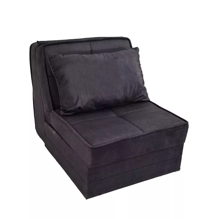 Artekko Thales Γκρι Πολυθρόνα Κρεβάτι με Αποθηκευτικό Χώρο (110x85x90)cm Κρεβάτι (200x85x45)cm