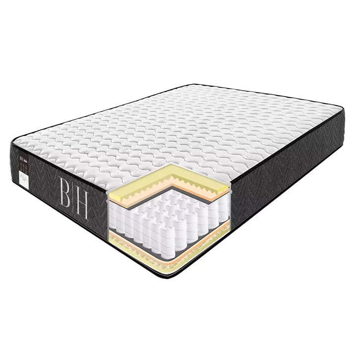 Beauty Home Στρώμα Relax Μονό 100x200x28 Λευκό,Ανθρακί