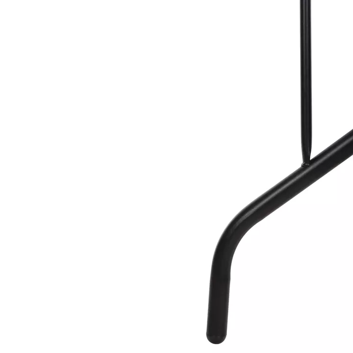 ΣΕΤ ΤΡΑΠΕΖΑΡΙΑΣ 5ΤΜΧ ADAM HM10727.03 ΚΑΡΕΚΛΕΣ ΜΕΤΑΛΛΙΚΕΣ & ΤΡΑΠΕΖΙ 120x70εκ ΜΑΥΡΟ