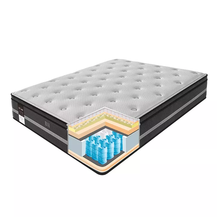 Beauty Home Στρώμα Pedic Διπλό 150x200x32,5 Γκρι,Ανθρακί