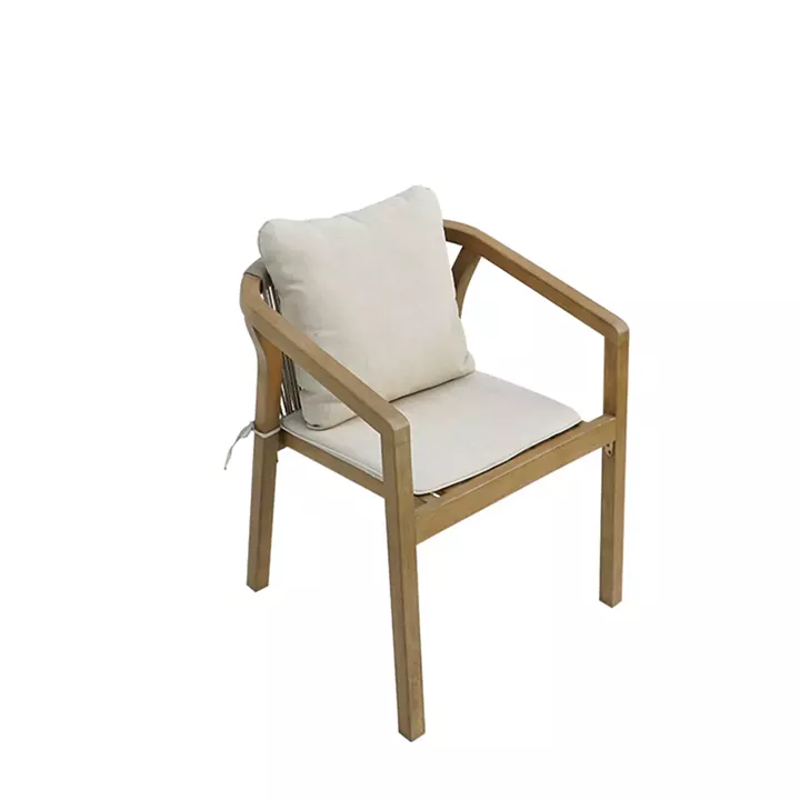 Malibu pakoworld dining table 7 pcs solid acacia wood 160x90x75cm