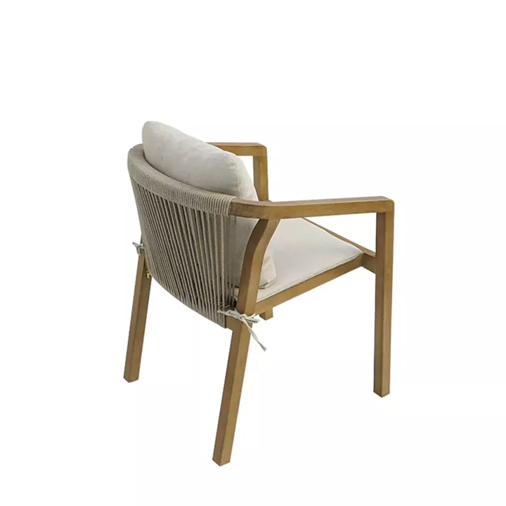 Malibu pakoworld dining table 5 pcs solid acacia wood 160x90x75cm