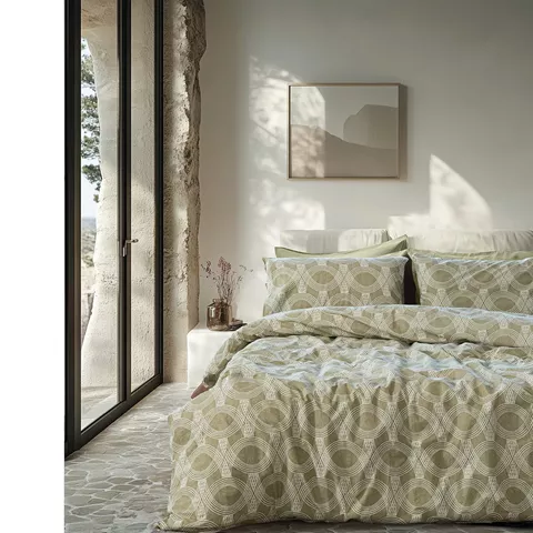 Beauty Home Σετ παπλωματοθήκη υπέρδιπλη Glory Art 12377 230x250 Λαδί