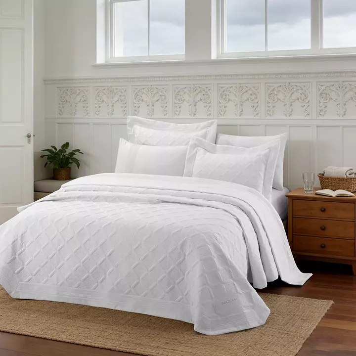 Beauty Home Σετ κουβερλί υπέρδιπλο 3τμχ Promise Art 12507 230x250 Λευκό