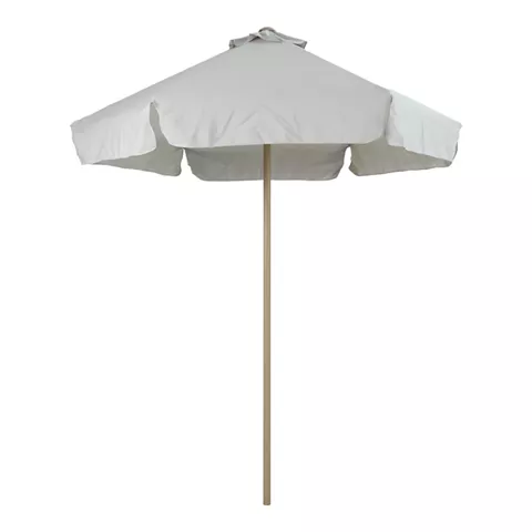 Ομπρέλα επαγγελματική Mongo pakoworld μέταλλο - μονοκόμματος ιστός σε άμμου-κρεμ απόχρωση Φ2m