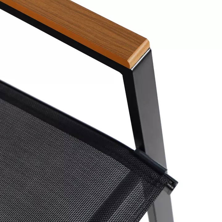 ΣΕΤ ΤΡΑΠΕΖΑΡΙΑΣ 5ΤΜΧ BRUNO HM10729.03 ΚΑΡΕΚΛΕΣ ΜΕΤΑΛΛΙΚΕΣ & ΤΡΑΠΕΖΙ 150x90εκ ΜΑΥΡΟ