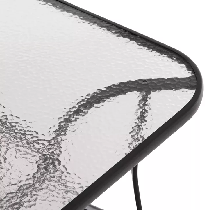 ΣΕΤ ΤΡΑΠΕΖΑΡΙΑΣ 5ΤΜΧ BRUNO HM10729.03 ΚΑΡΕΚΛΕΣ ΜΕΤΑΛΛΙΚΕΣ & ΤΡΑΠΕΖΙ 150x90εκ ΜΑΥΡΟ