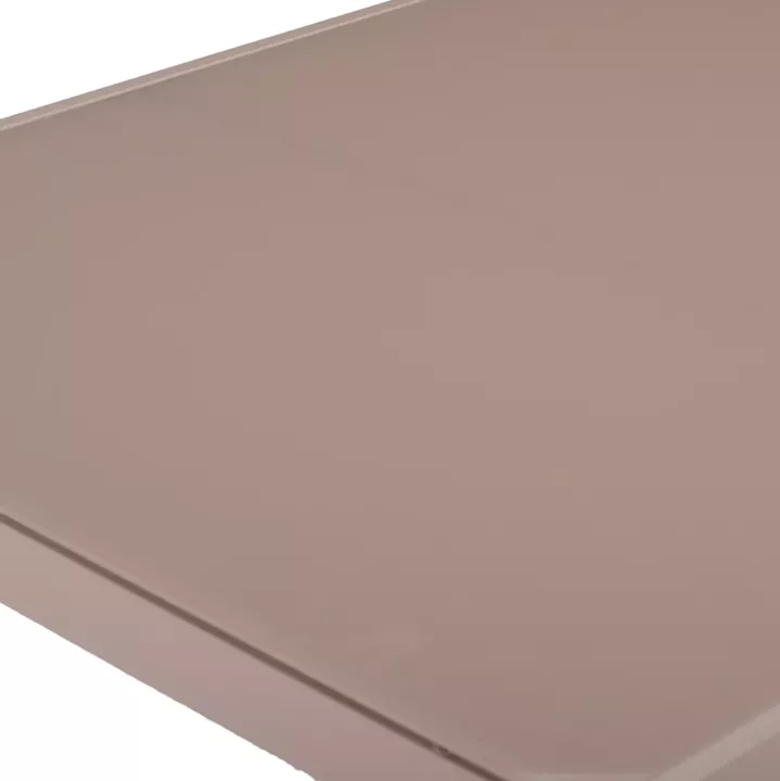 OUTDOOR DINING SET 5PCS OFER HM10729.04 METAL CHAIRS & TABLE 150x90cm CAPPUCCINO