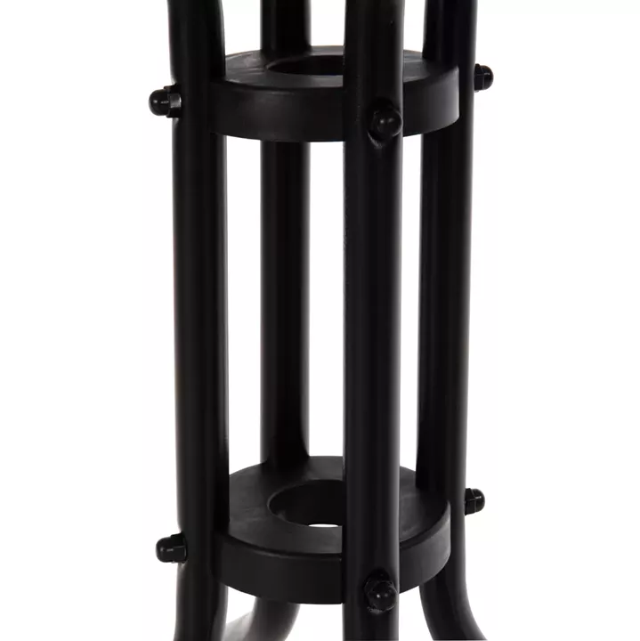 ΣΕΤ ΤΡΑΠΕΖΑΡΙΑΣ 3ΤΜΧ FIGO HM10730.03-- 2 ΚΑΡΕΚΛΕΣ & ΤΕΤΡΑΓΩΝΟ ΤΡΑΠΕΖΙ 60x60εκ ΜΑΥΡΟ