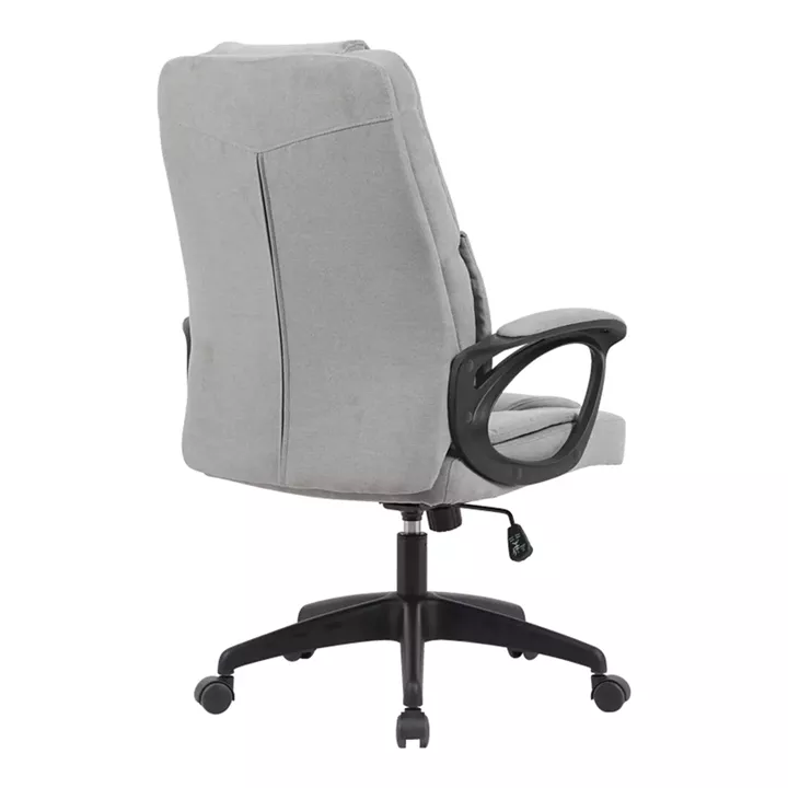 Καρέκλα γραφείου διευθυντή Kamora pakoworld ύφασμα γκρι 66x67x103-111εκ
