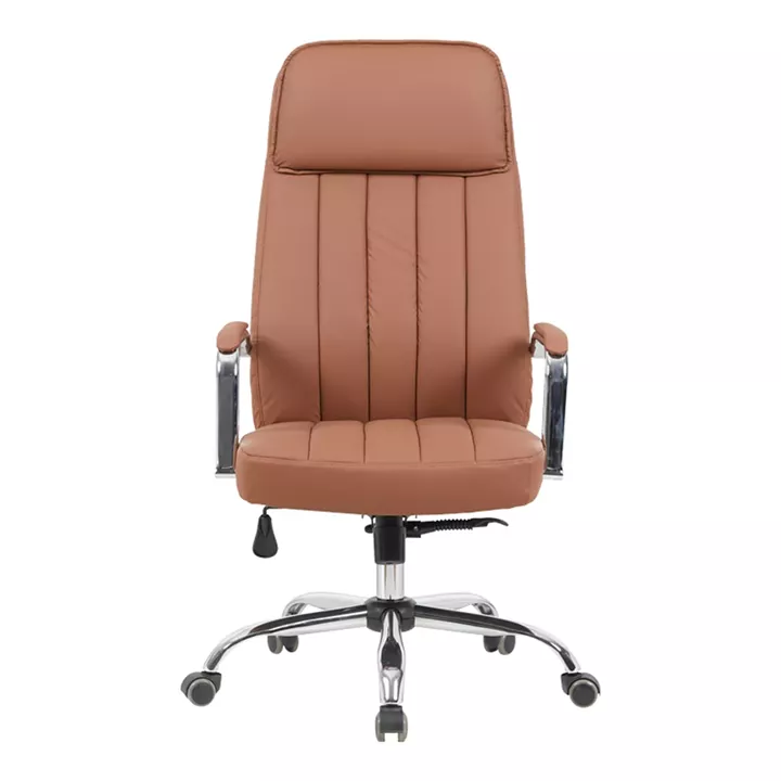 Καρέκλα γραφείου διευθυντή Morales pakoworld pu καφέ 60x70x118-124εκ