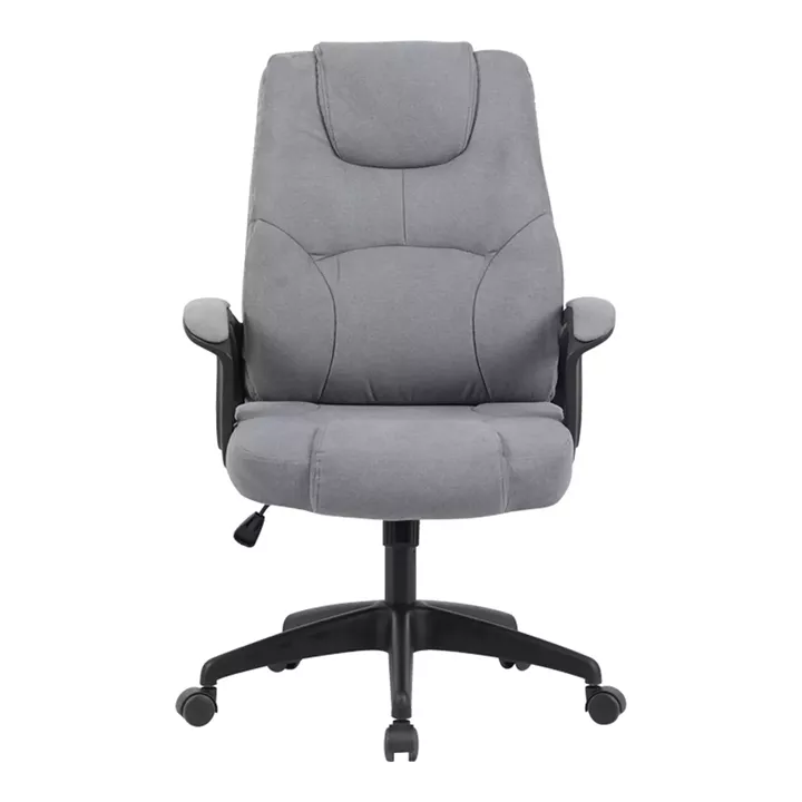 Καρέκλα γραφείου διευθυντή Kamora pakoworld ύφασμα ανθρακί 66x67x103-111εκ