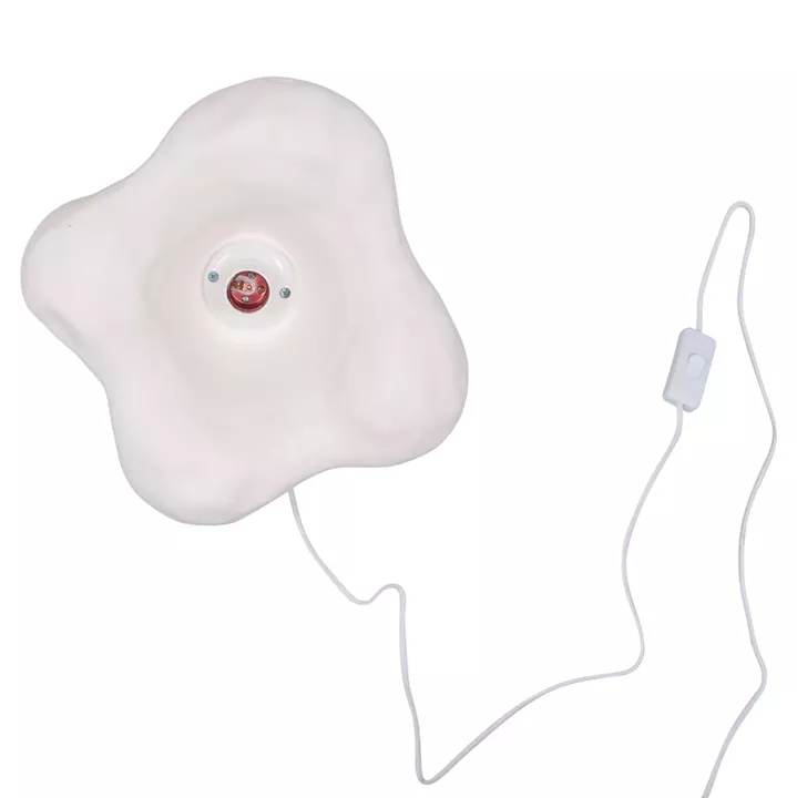 SET 3PCS WALL SCONCES LUXON HM10725.01 FIBER CEMENT IN WHITE [S-M-L]