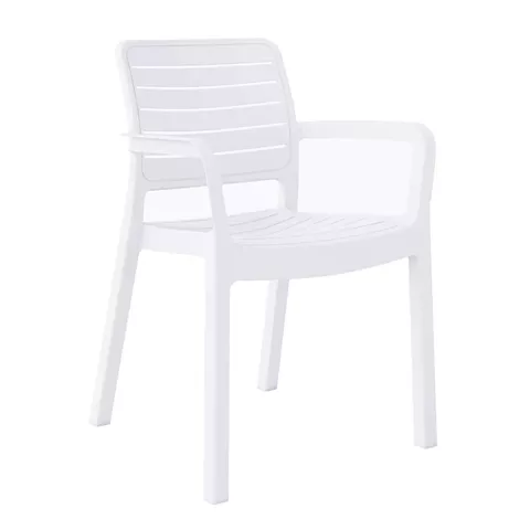 ΠΟΛΥΘΡΟΝΑ ΕΞΩΤ.ΧΩΡΟΥ FLAN HM6369.01 ΛΕΥΚΟ ΠΟΛΥΠΡΟΠΥΛΕΝΙΟ 57x56x82.5Yεκ.