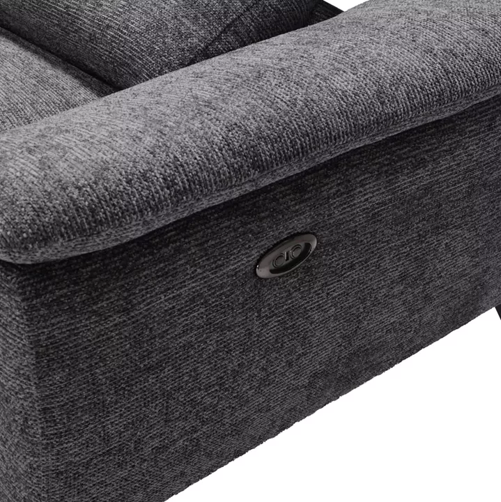 ΚΑΝΑΠΕΣ ΑΡΙΣΤΕΡΗ ΓΩΝΙΑ-ΑΝΑΚΛΙΣΗ & ΑΠΟΘ.ΧΩΡΟΣ-RESTRO HM3339.01L ΓΚΡΙ ΥΦΑΣΜΑ 284x224x76Υεκ