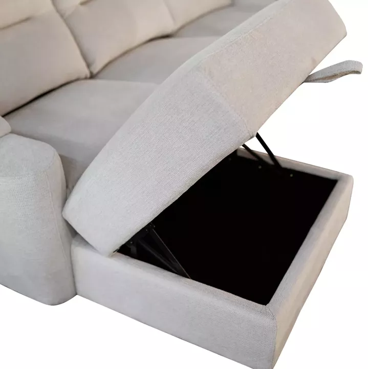 ΣΕΤ ΚΑΝΑΠΕΣ-ΠΟΛΥΘΡΟΝΑ RELAX SYNTHIA HM10735.01 ΜΠΕΖ ΥΦΑΣΜΑ-ΗΛΕΚΤΡΙΚΗ ΑΝΑΚΛΙΣΗ [L]