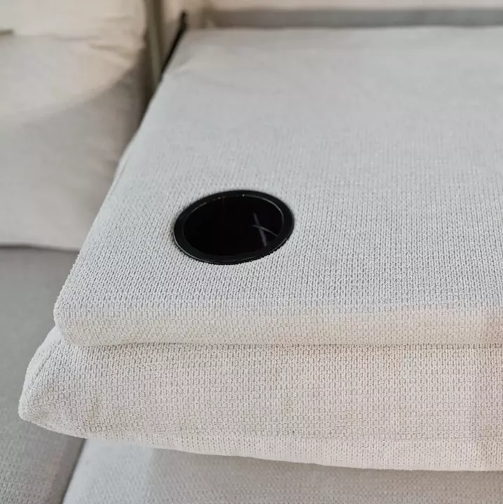 ΣΕΤ ΚΑΝΑΠΕΣ-ΠΟΛΥΘΡΟΝΑ RELAX SYNTHIA HM10735.01 ΜΠΕΖ ΥΦΑΣΜΑ-ΗΛΕΚΤΡΙΚΗ ΑΝΑΚΛΙΣΗ [L]