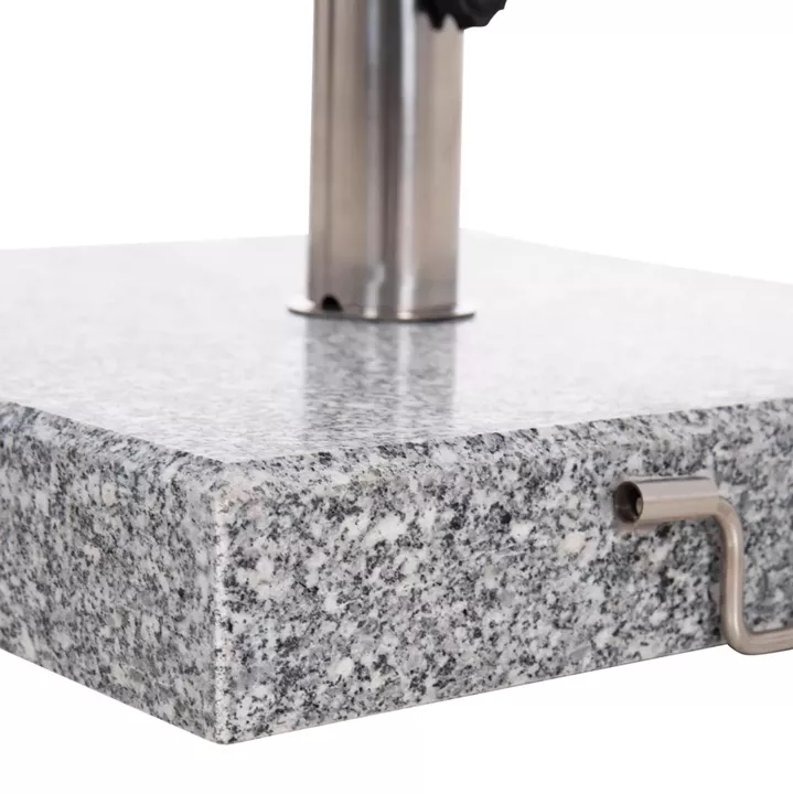 ΒΑΣΗ ΟΜΠΡΕΛΑΣ ΓΡΑΝΙΤΗ 40KG ΜΕ ΧΕΡΟΥΛΙ & ΡΟΔΕΣ HM6564--ΣΩΛΗΝΑΣ ΔΙΑΜΕΤΡΟΥ Φ48