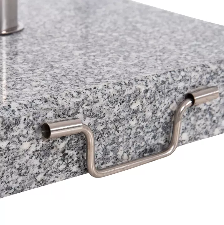 ΒΑΣΗ ΟΜΠΡΕΛΑΣ ΓΡΑΝΙΤΗ 40KG ΜΕ ΧΕΡΟΥΛΙ & ΡΟΔΕΣ HM6564--ΣΩΛΗΝΑΣ ΔΙΑΜΕΤΡΟΥ Φ48