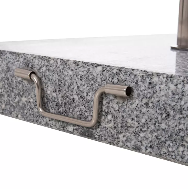 ΒΑΣΗ ΟΜΠΡΕΛΑΣ ΓΡΑΝΙΤΗ 60KG ΜΕ ΧΕΡΟΥΛΙ & ΡΟΔΕΣ HM6565--ΣΩΛΗΝΑΣ ΔΙΑΜΕΤΡΟΥ Φ58