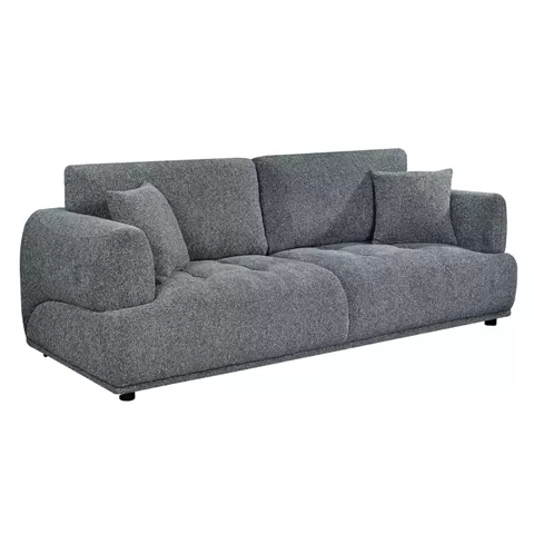 ΚΑΝΑΠΕΣ 3-ΘΕΣΙΟΣ STRUCTO HM3329.01 ΓΚΡΙ ΥΦΑΣΜΑ 227x94x88Υεκ.