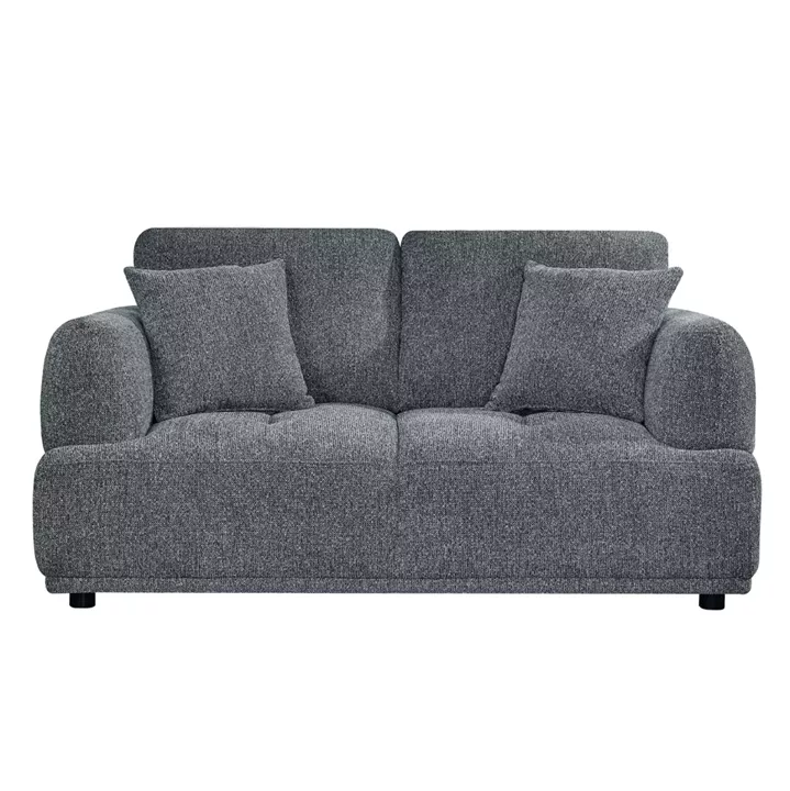 SOFA 2-SEATER STRUCTO HM3330.01 GREY FABRIC 168x94x88Hcm.