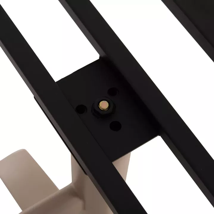 ΒΑΣΗ ΤΡΑΠΕΖΙΟΥ ΑΛΟΥΜΙΝΙΟΥ ΔΙΣΤΗΛΗ HM461.25 CAPPUCINO ΜΕ ΡΕΓΟΥΛΑΤΟΡΟΥΣ 100Χ60Χ73Υεκ.