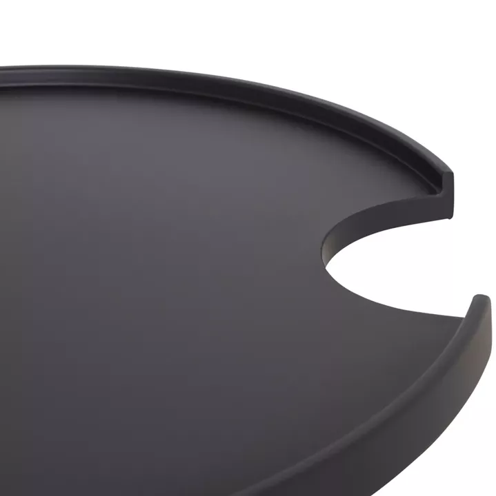 OUTDOOR ROUND COFFEE TABLE TEROC HM6434.01 ALUMINUM IN GREY Φ70x44Hcm