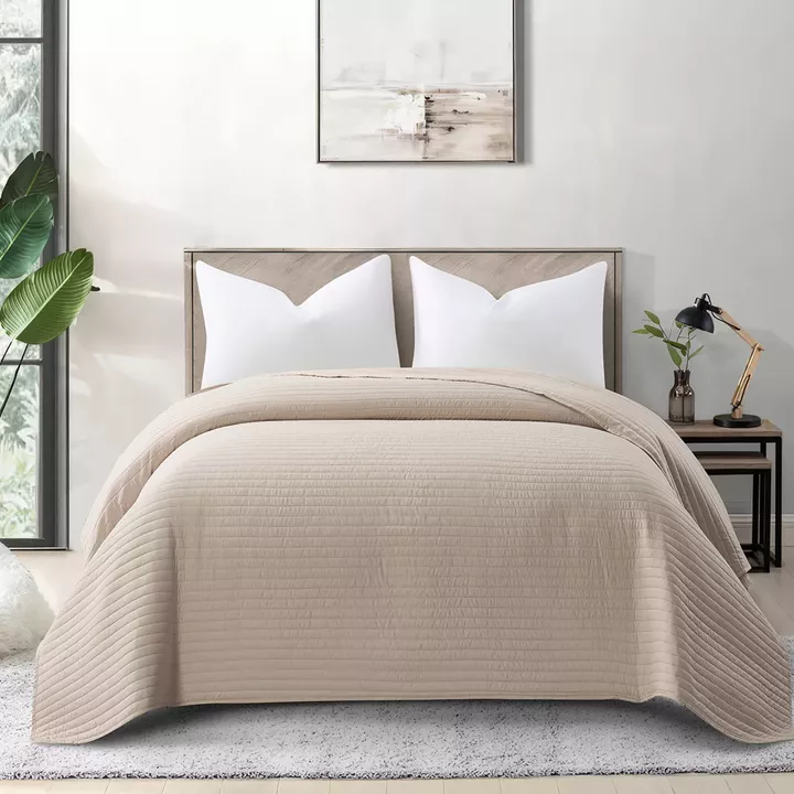 Beauty Home Κουβερλί μονό Ultra Art 12555 160x230 Εκρού