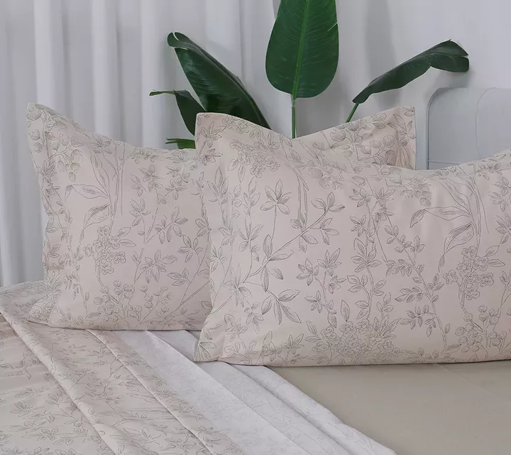 Beauty Home Σετ σεντόνια υπέρδιπλα με λάστιχο Memories Art 12678 165x200+30 Μπεζ