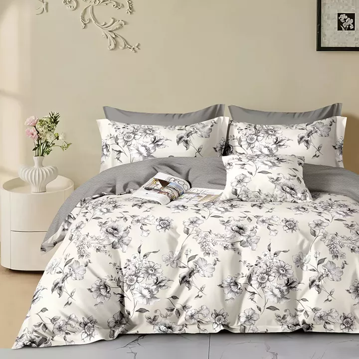 Beauty Home Σετ σεντόνια υπέρδιπλα με λάστιχο Memories Art 12683 165x200+30 Μπεζ