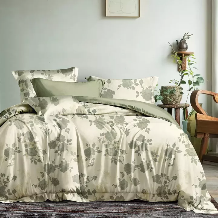 Beauty Home Σετ σεντόνια υπέρδιπλα με λάστιχο Memories Art 12686 165x200+30 Λαδί