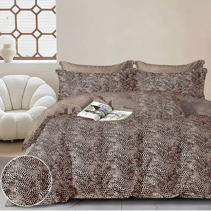 Beauty Home Σετ κουβερλί υπέρδιπλο Memories Art 12688 220x240 Μπεζ