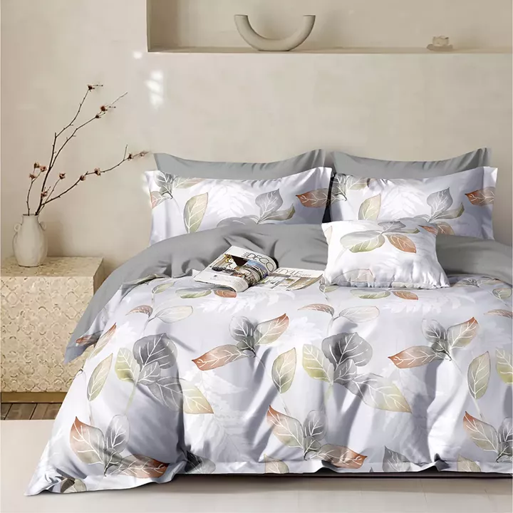 Beauty Home Σετ κουβερλί υπέρδιπλο Memories Art 12691 220x240 Γκρι