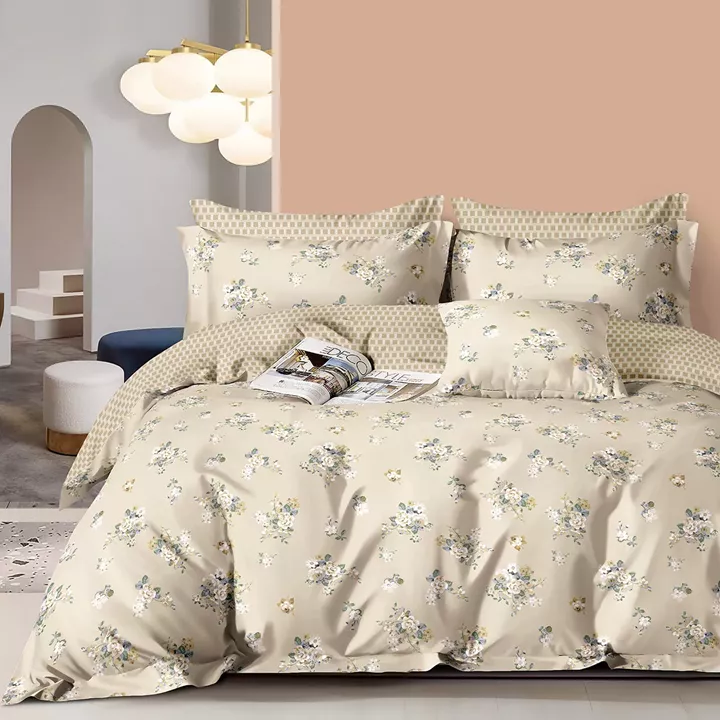 Beauty Home Σετ κουβερλί υπέρδιπλο Memories Art 12698 220x240 Μπεζ