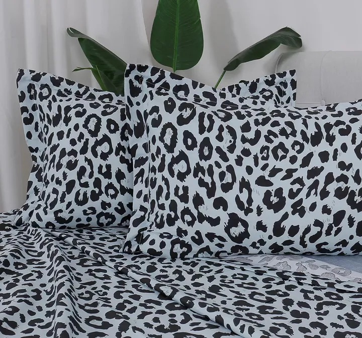 Beauty Home Σετ σεντόνια υπέρδιπλα Memories Art 12699 230x260 Γκρι,Σιέλ