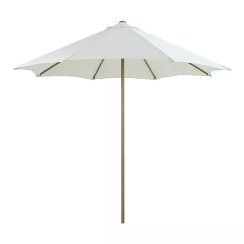 Professional umbrella Mawoo pakoworld metal - aluminum one-piece pole in white-sand shade D250x235cm
