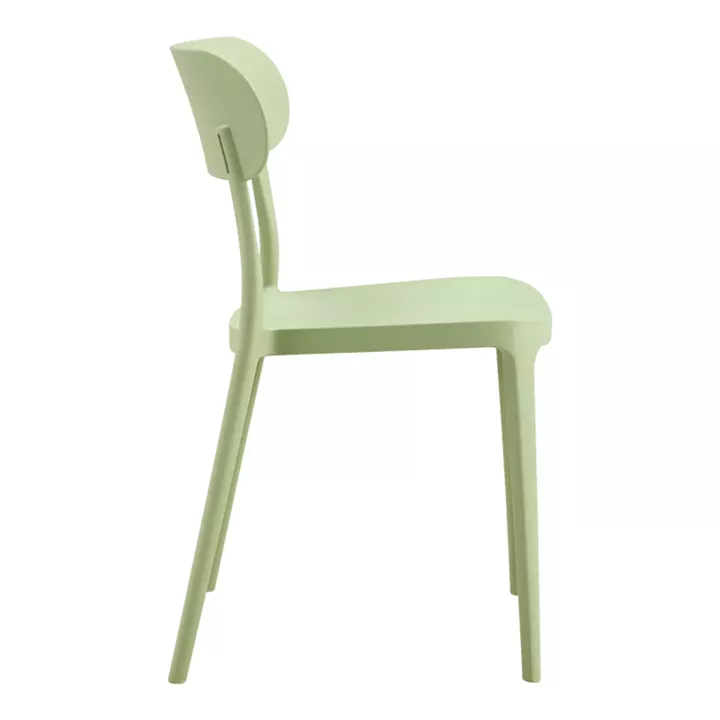 Καρέκλα Amvroan στοιβαζόμενη pakoworld με UV protection pp μέντα 51x49x79.5εκ