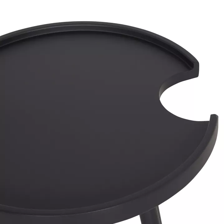 ΤΡΑΠΕΖΙ ΒΟΗΘΗΤΙΚΟ ΣΤΡΟΓΓΥΛΟ ΕΞ.ΧΩΡΟΥ TEROC HM6433.01 ΑΛΟΥΜΙΝΙΟ ΓΚΡΙ Φ47x53Υεκ