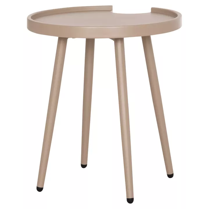 ΤΡΑΠΕΖΙ ΒΟΗΘΗΤΙΚΟ ΣΤΡΟΓΓΥΛΟ ΕΞ.ΧΩΡΟΥ TEROC HM6433.03 ΑΛΟΥΜΙΝΙΟ ΚΑΠΟΥΤΣΙΝΟ Φ47x53Υεκ