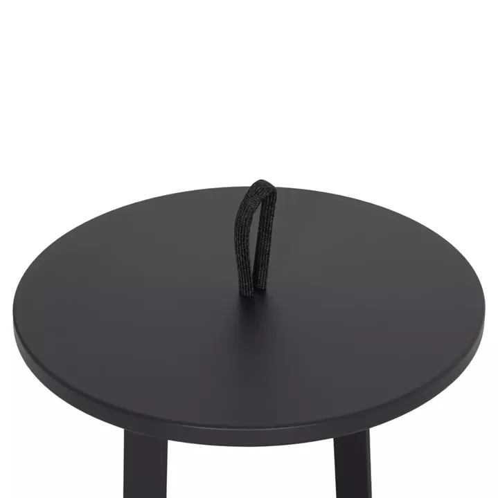 ΤΡΑΠΕΖΙ ΒΟΗΘΗΤΙΚΟ ΕΞ.ΧΩΡΟΥ MINO HM6432.01 ΑΛΟΥΜΙΝΙΟ & ΣΧΟΙΝΙ ΓΚΡΙ Φ47x53Υεκ