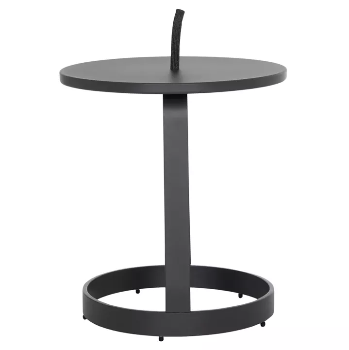 ΤΡΑΠΕΖΙ ΒΟΗΘΗΤΙΚΟ ΕΞ.ΧΩΡΟΥ MINO HM6432.01 ΑΛΟΥΜΙΝΙΟ & ΣΧΟΙΝΙ ΓΚΡΙ Φ47x53Υεκ