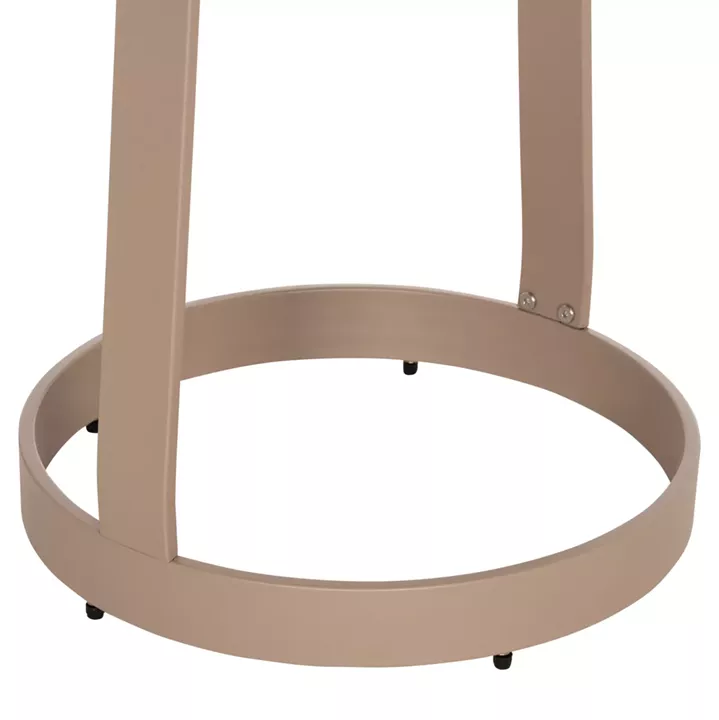 ΤΡΑΠΕΖΙ ΒΟΗΘΗΤΙΚΟ ΕΞ.ΧΩΡΟΥ MINO HM6432.03 ΑΛΟΥΜΙΝΙΟ & ΣΧΟΙΝΙ ΚΑΠΟΥΤΣΙΝΟ Φ47x53Υεκ