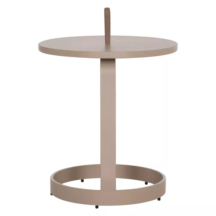 ΤΡΑΠΕΖΙ ΒΟΗΘΗΤΙΚΟ ΕΞ.ΧΩΡΟΥ MINO HM6432.03 ΑΛΟΥΜΙΝΙΟ & ΣΧΟΙΝΙ ΚΑΠΟΥΤΣΙΝΟ Φ47x53Υεκ