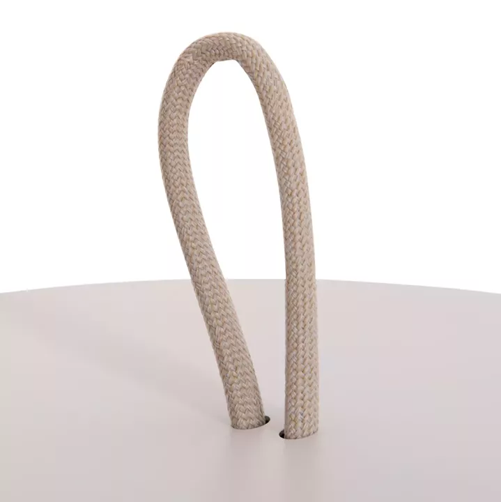 ΤΡΑΠΕΖΙ ΒΟΗΘΗΤΙΚΟ ΕΞ.ΧΩΡΟΥ MINO HM6432.02 ΑΛΟΥΜΙΝΙΟ ΛΕΥΚΟ & ΣΧΟΙΝΙ ΜΠΕΖ Φ47x53Υεκ