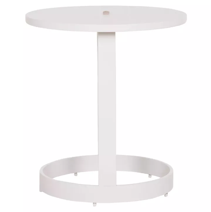 ΤΡΑΠΕΖΙ ΒΟΗΘΗΤΙΚΟ ΕΞ.ΧΩΡΟΥ MINO HM6432.02 ΑΛΟΥΜΙΝΙΟ ΛΕΥΚΟ & ΣΧΟΙΝΙ ΜΠΕΖ Φ47x53Υεκ